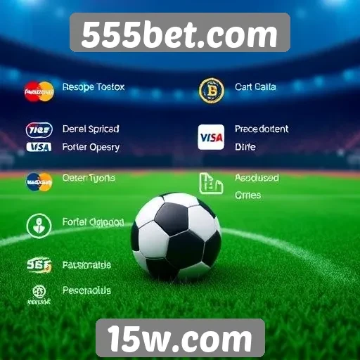 Métodos de pagamento aceitos no 555bet.com